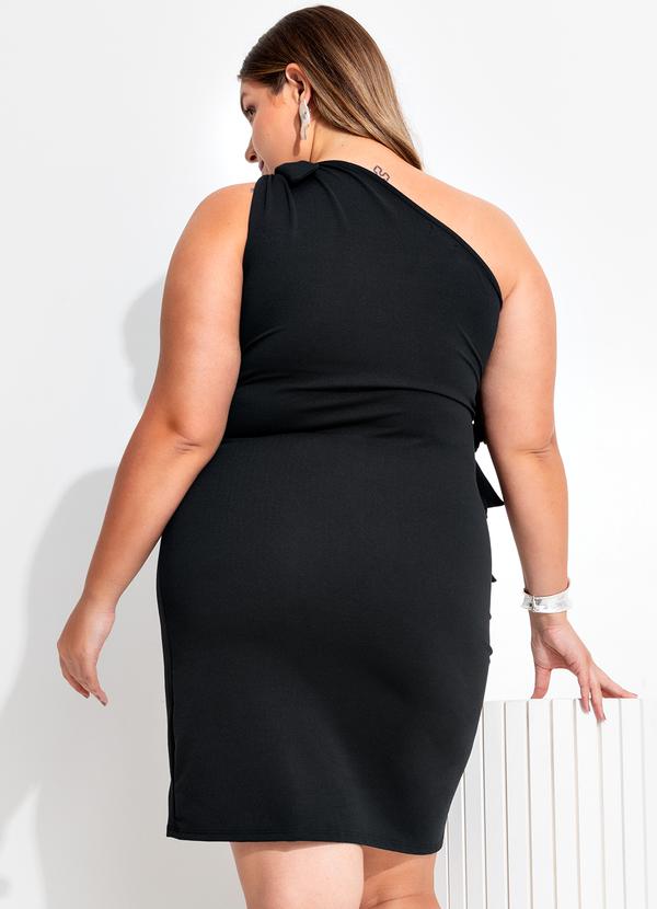 Quintess - Vestido Preto em Malha Crepe 7