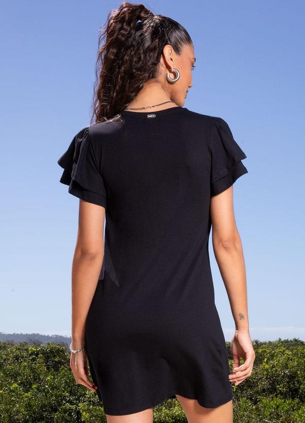 Quintess - Vestido Preto em Malha de Algodão 2