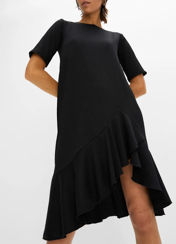 bonprix - Vestido Preto em Malha de Viscose 5