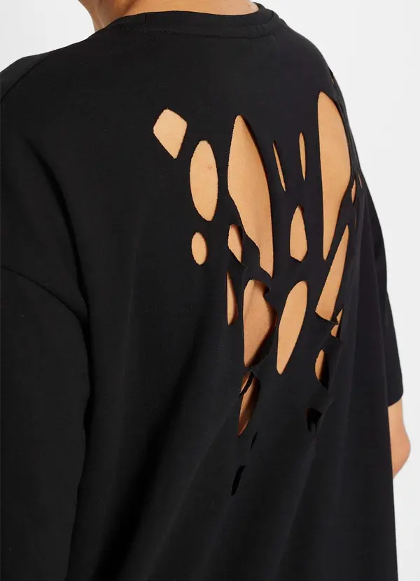 bonprix - Vestido Preto em Malha de Viscose 3