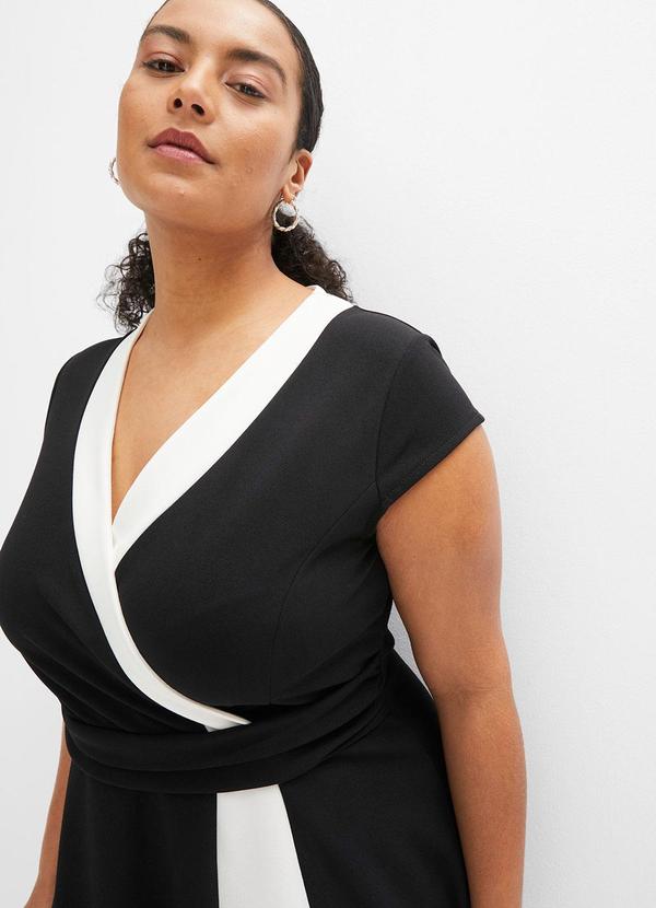 bonprix - Vestido Preto em Malha de Viscose 8