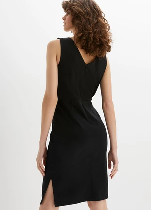 bonprix - Vestido Preto em Malha de Viscose - BONPRIX