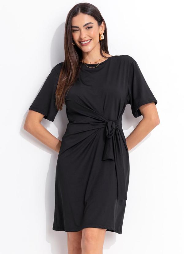 Vestido (Preto) em Malha Fria