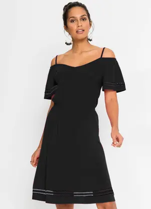 bonprix - Vestido Preto em Malha - BONPRIX