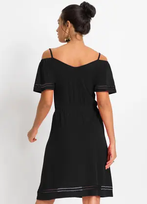bonprix - Vestido Preto em Malha - BONPRIX