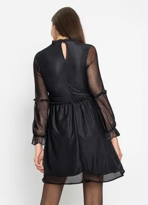 bonprix - Vestido Preto em Tule - BONPRIX