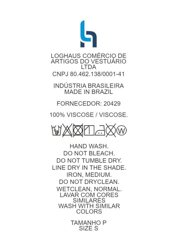 Quintess - Vestido Preto em Viscose Plana com Bolsos 5