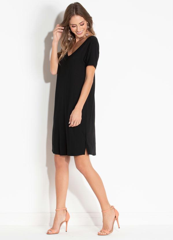 Quintess - Vestido Preto Soltinho 4