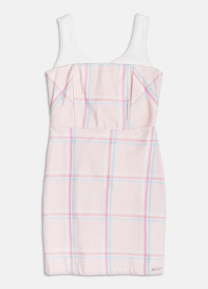 Authoria - Vestido Quadriculado  Rosa - AUTHORIA