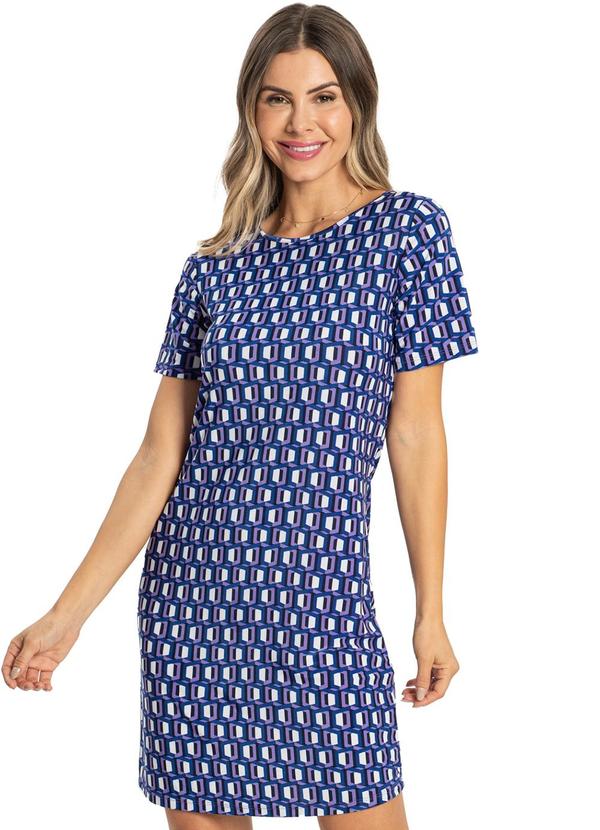 Rovitex - Vestido Recorte Duplo Liganete Strong Roxo 1