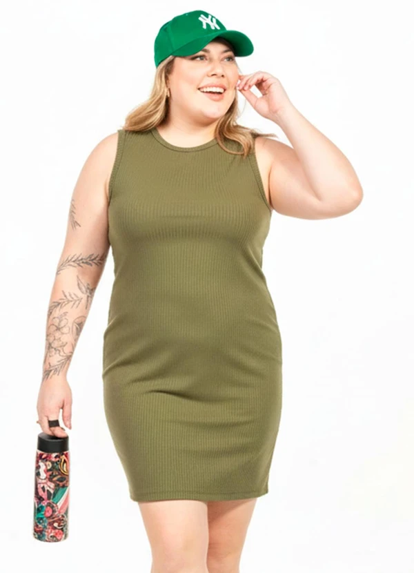 Cobertura - Vestido Regata Plus Verde