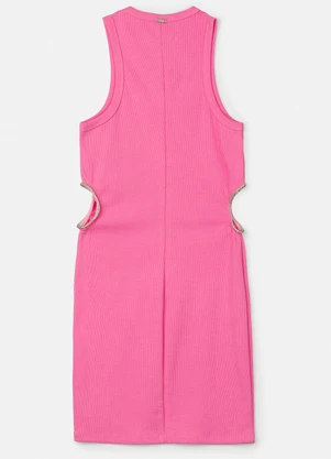 Authoria - Vestido Rosa com Strass Rosa - AUTHORIA