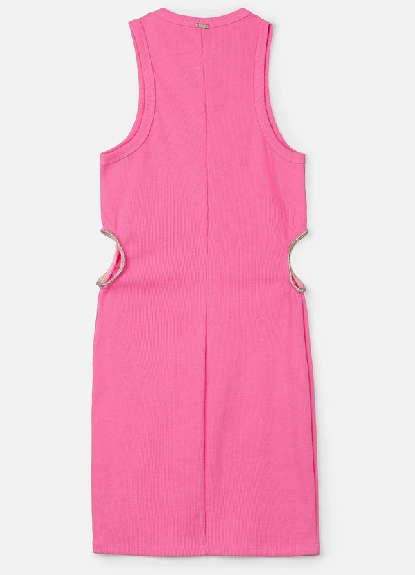 Authoria - Vestido Rosa com Strass Rosa 2