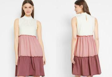 Vestido Ros em Malha de Viscose