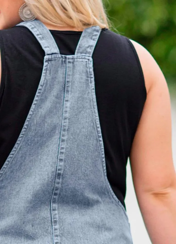 bonprix - Salopete Jeans Azul Claro 12