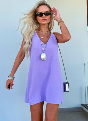 Amo Brand Vestido Sarah Lilás