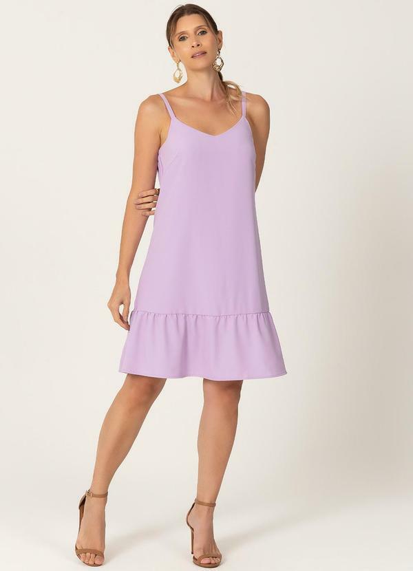 Habana - Vestido Soltinho de Alças Finas Roxo 1