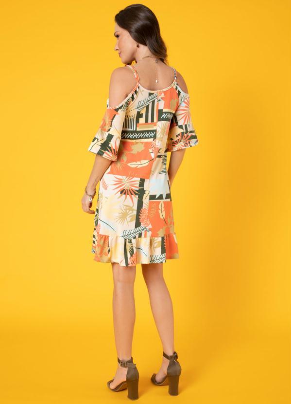 Quintess - Vestido Soltinho Étnico com Alças 4