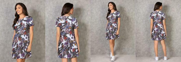 Vestido Soltinho Floral Verde