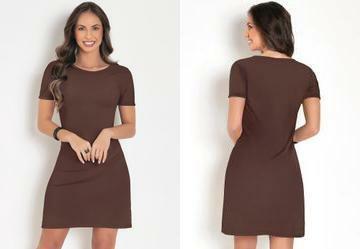 Vestido Soltinho Marrom