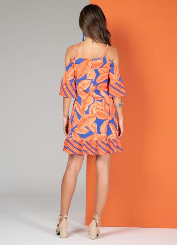 Quintess - Vestido Soltinho Mix Estampas com Alças 4