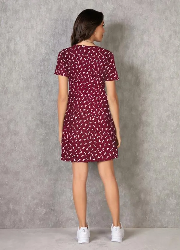 Moda Pop - Vestido Soltinho Passarinhos 4