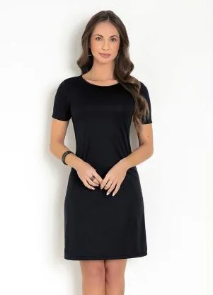 Moda Pop - Vestido Soltinho Preto - MODA POP