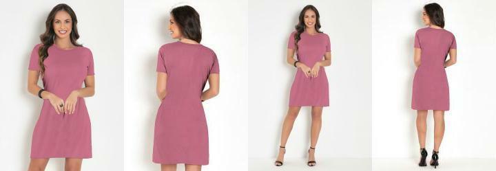 Vestido Soltinho Rosa