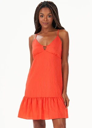 Outlet - Vestido Solto Girl Laranja - OUTLET