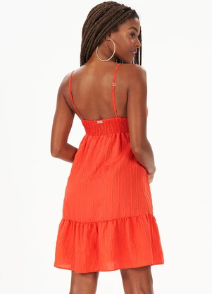 Outlet - Vestido Solto Girl Laranja - OUTLET