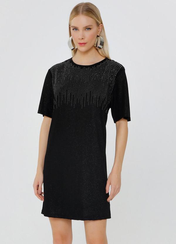 Gatabakana - Vestido Solto Glow Up Preto