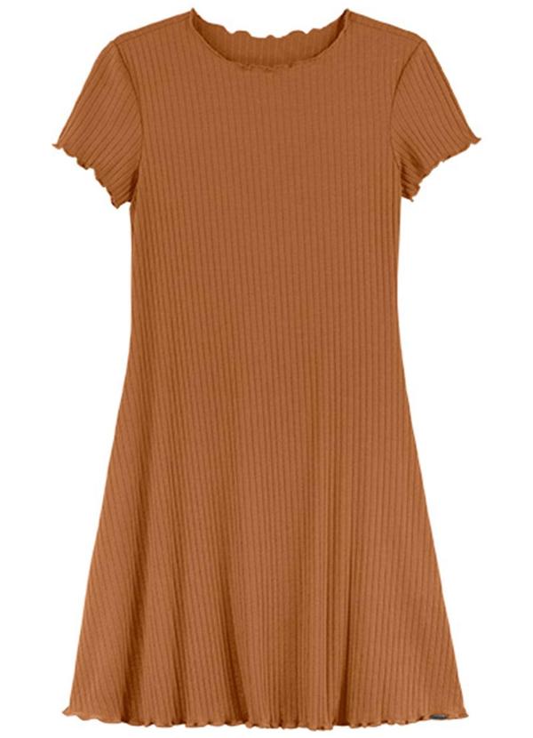 Rezzato - Vestido Sweet Summer Adulto Feminino Marrom 1