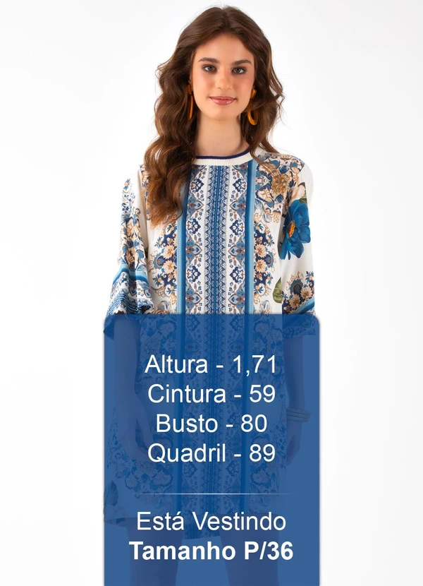 Farm - Vestido T-Shirt Anastácia Azul 5