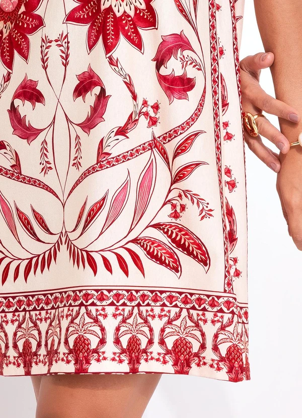 Farm - Vestido T-Shirt Básico Nina Bege 6