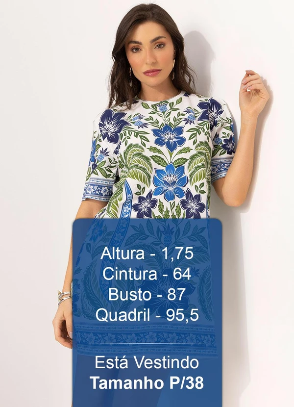 Farm - Vestido T-Shirt Básico Off White 5