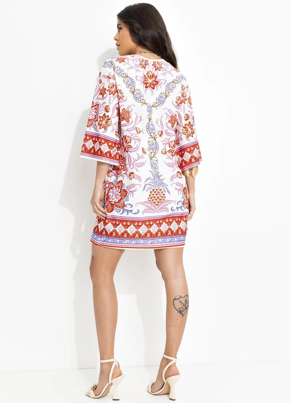 Farm - Vestido T-Shirt Big Lisboa Off White 4