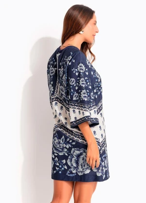 Farm - Vestido T-Shirt Big Nara Bege - FARM