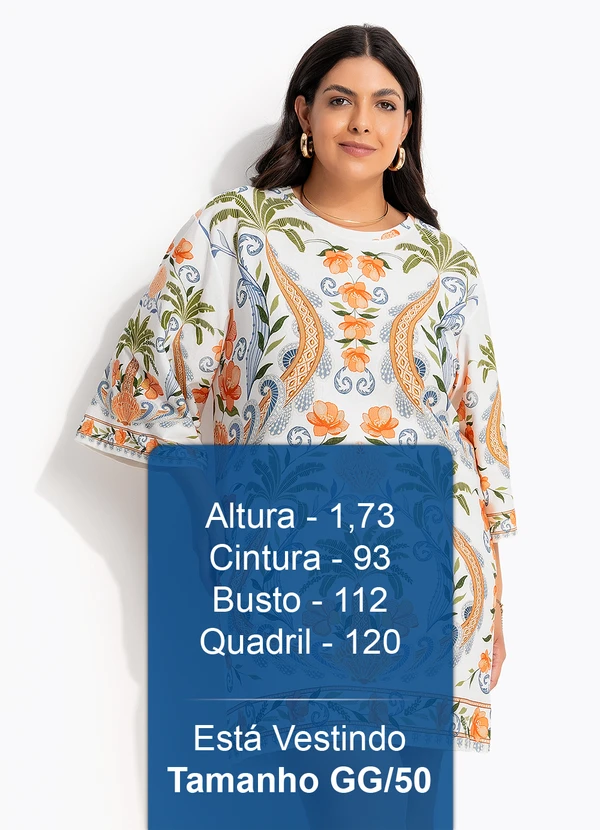 Farm - Vestido T-Shirt Big Tina Off White 11