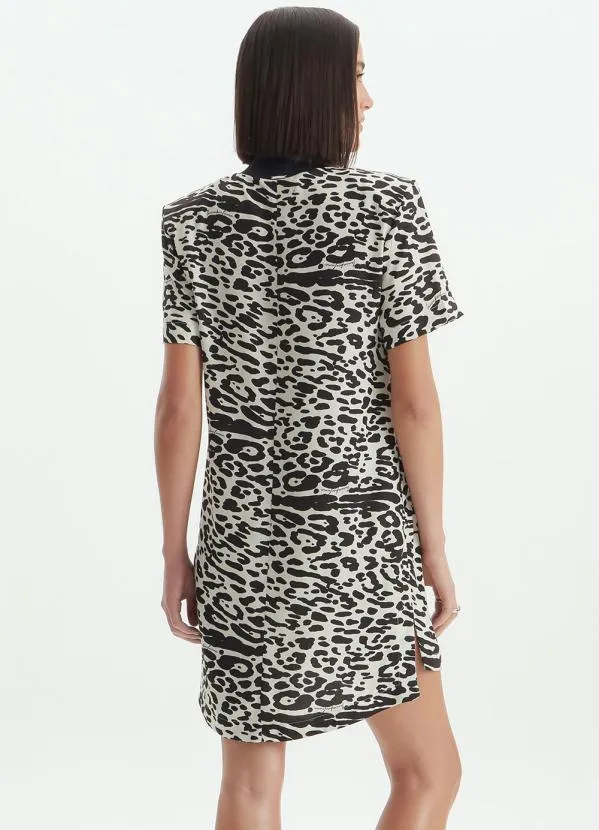 Lança Perfume - Vestido T-Shirt de Crepe Branco 2