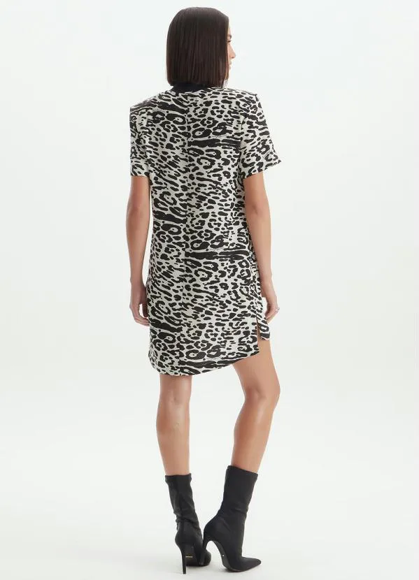 Lança Perfume - Vestido T-Shirt de Crepe Branco 4