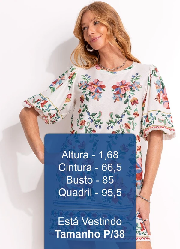 Farm - Vestido T-Shirt Fofa Brisa Bege 6