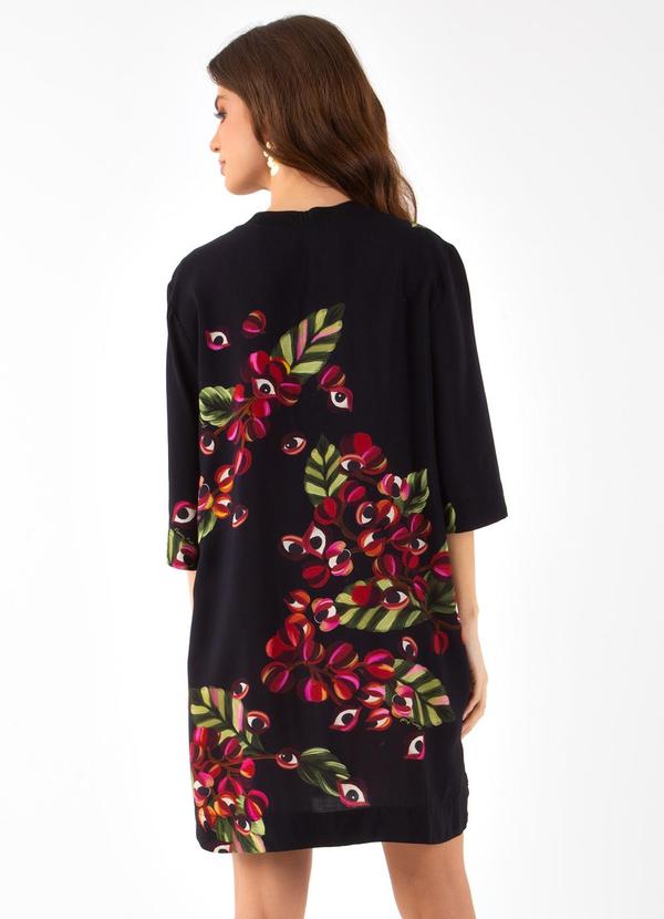 Farm - Vestido T-Shirt Guará Preto 2