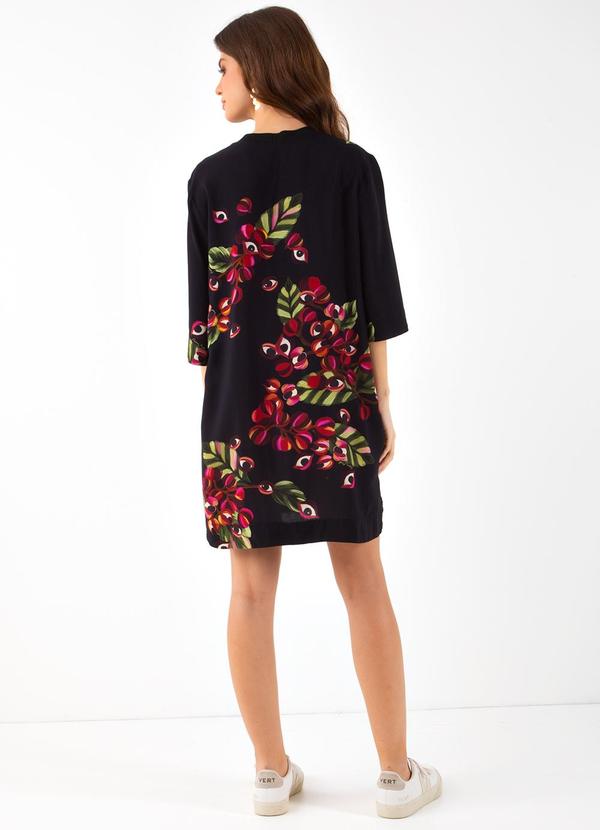 Farm - Vestido T-Shirt Guará Preto 4