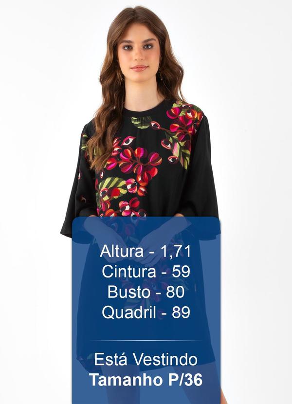 Farm - Vestido T-Shirt Guará Preto 5