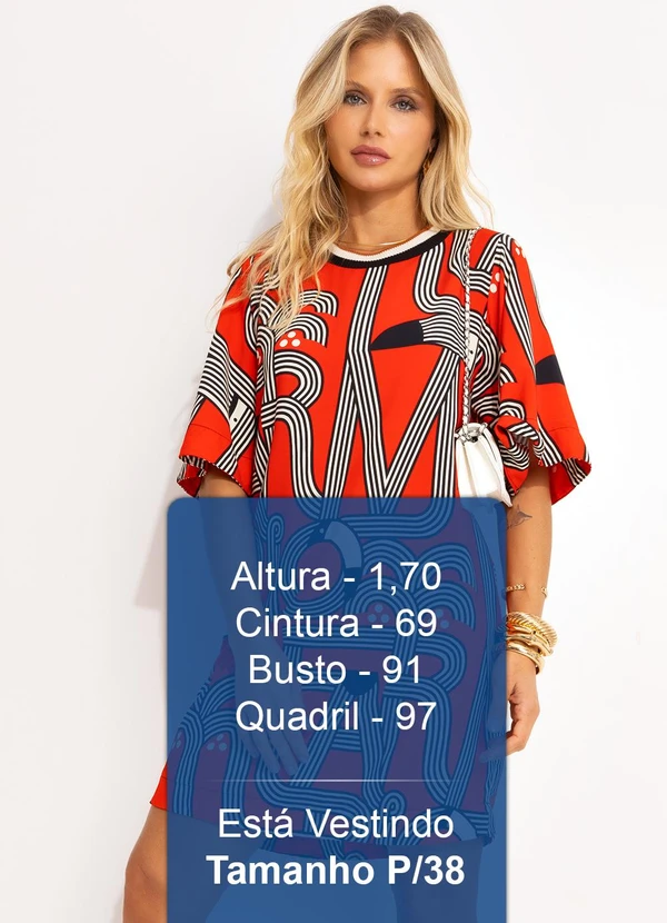 Farm - Vestido T-Shirt Logotuca Vermelho 5