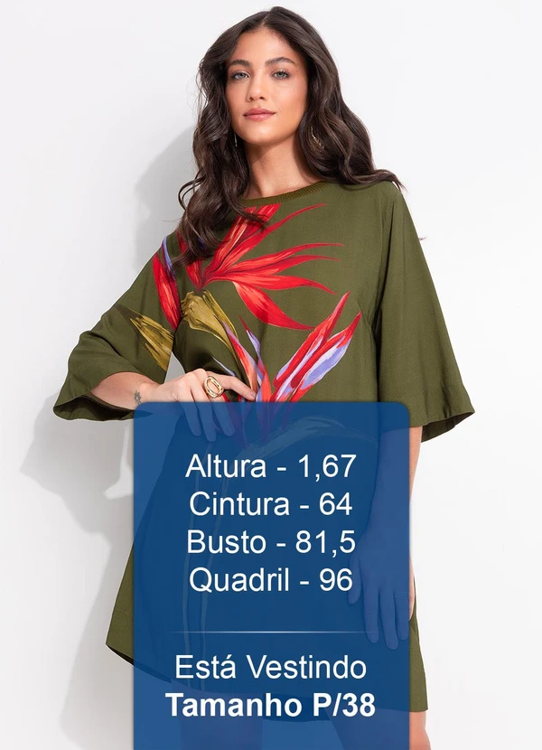 Farm - Vestido T-Shirt Maxi Estrelicia Verde 5