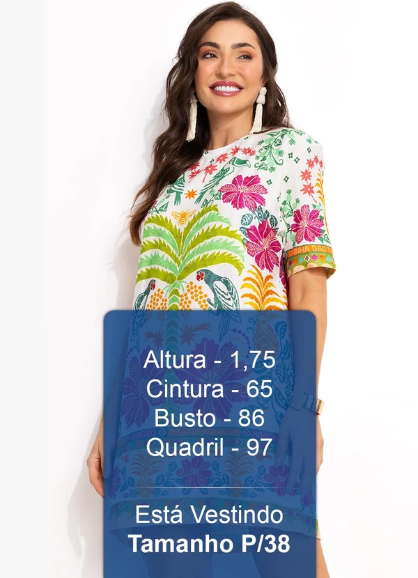 Farm - Vestido T-Shirt Off White 5