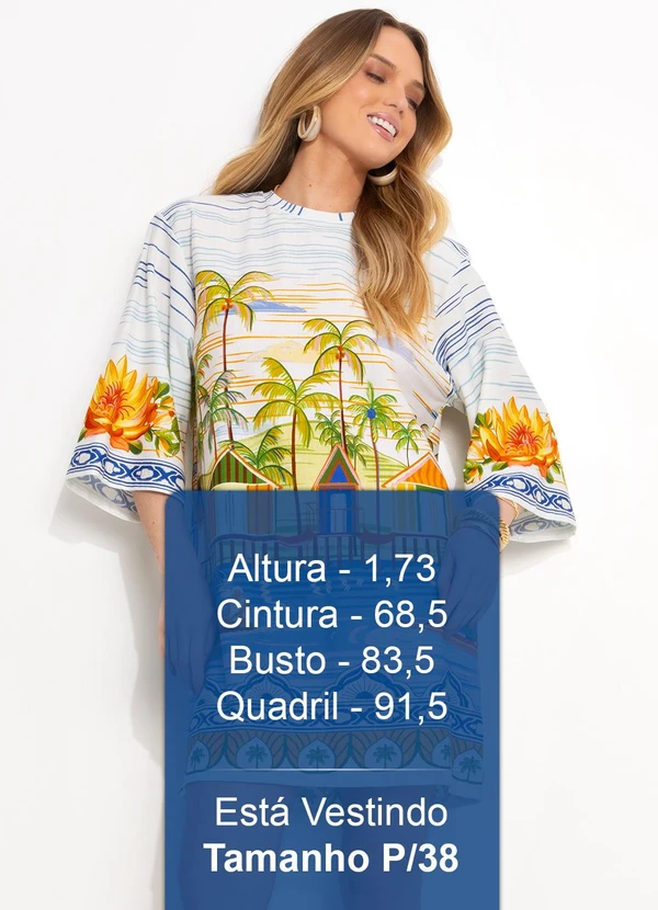 Farm - Vestido T-Shirt Off White 5