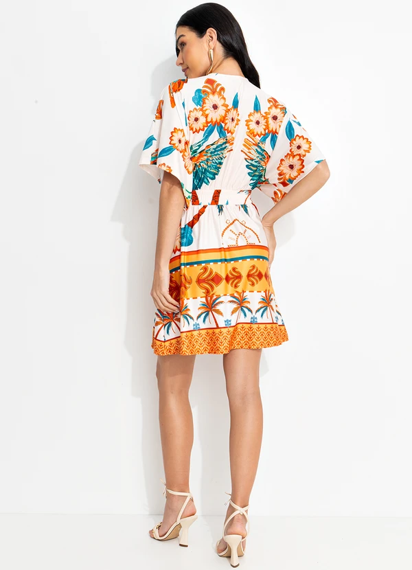 Quintess - Vestido Tropical Color em Malha Fria 5