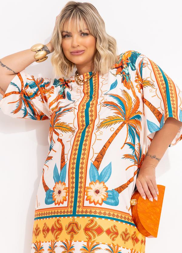 Quintess - Vestido Estampado em Malha Fria 11